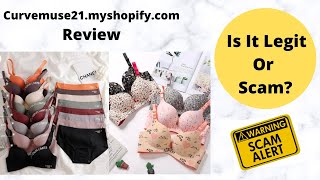 Curvemuse21.myshopify.com | Curve Muse Bra Panty Set | Is Cruvemuse.in Real or Fake? Watch Now!