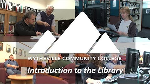 WCC Library Introduction