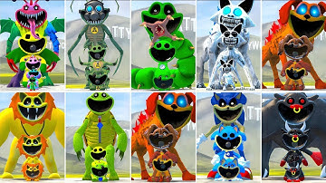 EVOLUTION OF NEW ALL MECHA TITAN SMILING CRITTERS POPPY PLAYTIME CHAPTER 4 In Garry