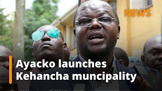 Governor Ayacko Launches Kehancha Municipality To Spur Developments