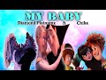Diamond Platnumz Ft Chike - My Baby Animated (Best  Lyrics Video)