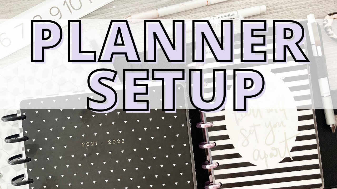 SEPTEMBER 2022 PLANNER SETUP | CLASSIC & MINI HAPPY PLANNER | PREPLANNING