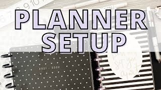 SEPTEMBER 2022 PLANNER SETUP | CLASSIC & MINI HAPPY PLANNER | PREPLANNING