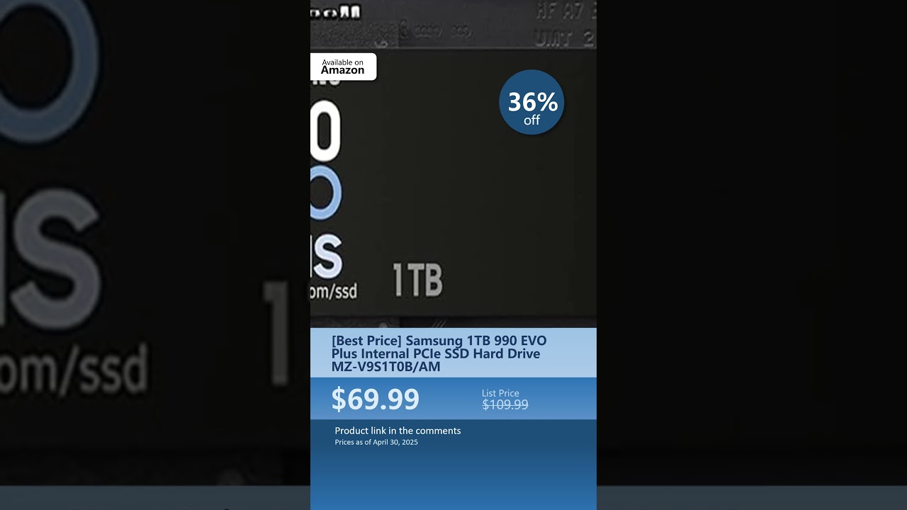 [Best Price] Samsung 1TB 990 EVO Plus Internal PCIe SSD Hard Drive MZ-V9S1T0B/AM