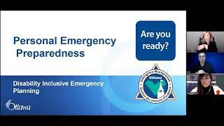 Emergency Preparedness for Persons with Disabilities