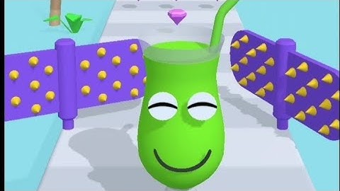 Juice Run 🍹🍍🍎🥝 All Level Gameplay Android Run Games Girls #37