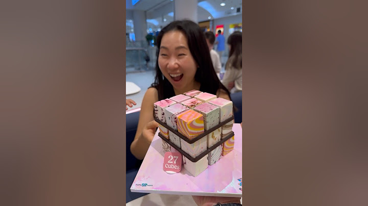 Surprising her with 27 ice cream flavors!