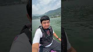 First time at Pokhara ￼fewa taal #travelblog #travel #nature #vuralvideo