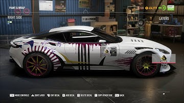 Need for Speed Payback | Aston Martin DB11[Drift] Custom Vinyl [1080p60fps]