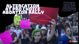 Pro-Choice Women Screams In Guys Face During Fight At RoeVWade Rally|#reddit #publicfreakout | Clips