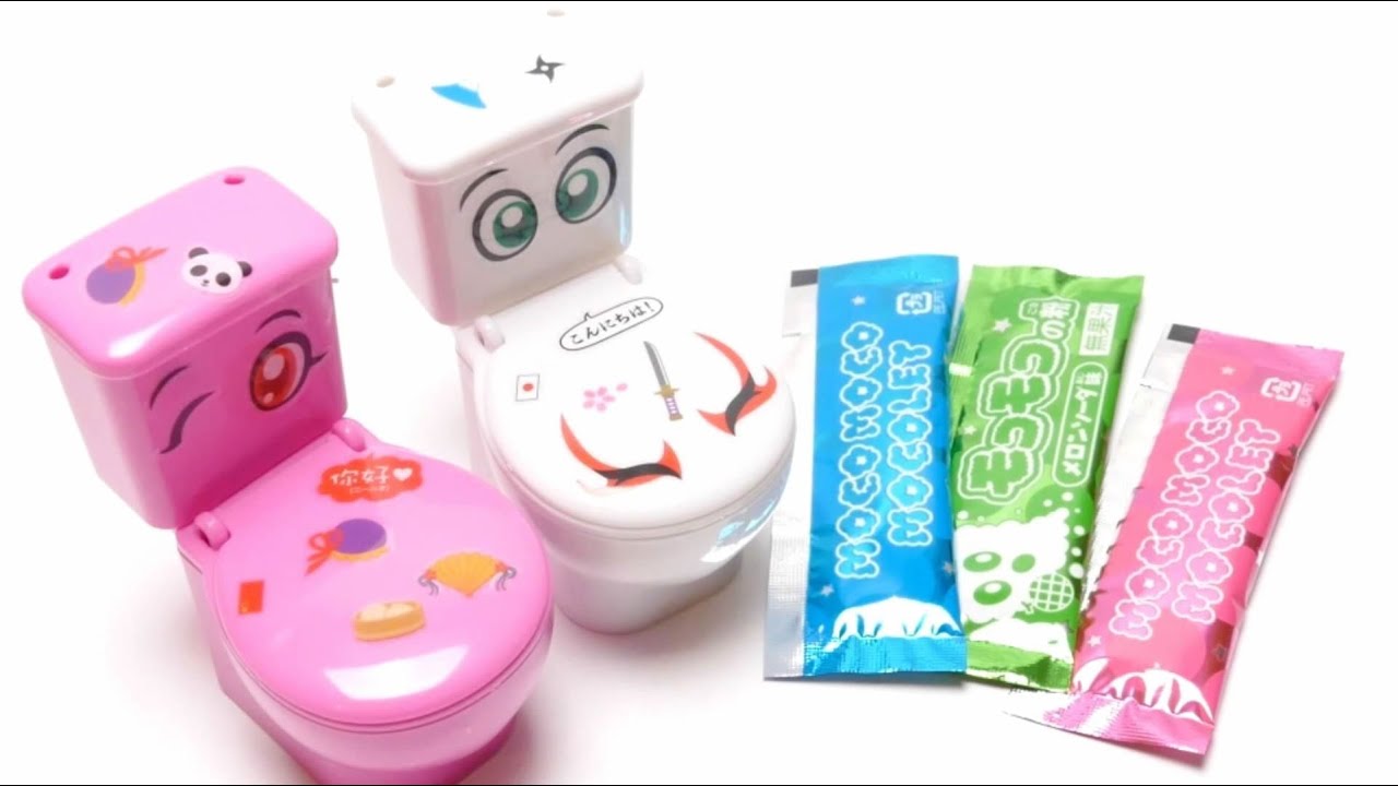 American trying toilet bowl foam Japanese candy!! YouTube