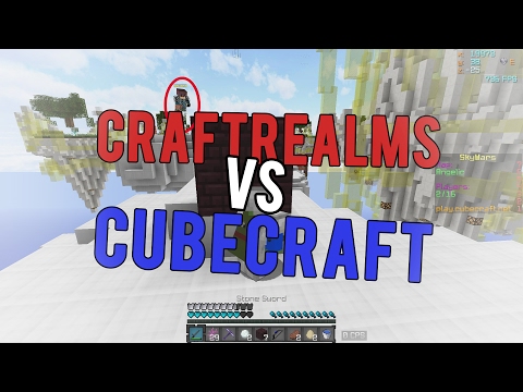 CRAFTREALMS VS CUBECRAFT. - CRAFTREALMS VS CUBECRAFT.