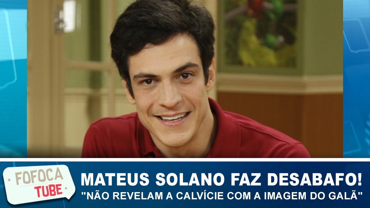 Mateus Solano faz desabafo sobre sua imagem: 