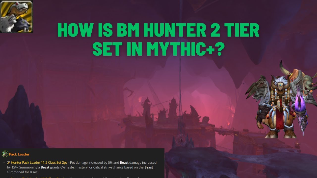 How Is BM Hunter 2 Tier Set In Mythic+? 11.2