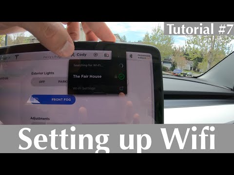 How to set up your wifi and why in your Tesla Model 3 | Tutorial #7