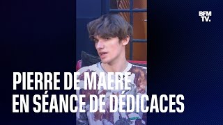 On a suivi Pierre de Maere en séance de dédicaces