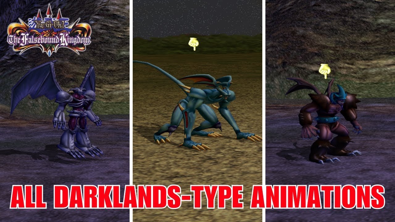 Yu-Gi-Oh! The Falsebound Kingdom - All 28 Darklands-Type Attack Animations [4K]