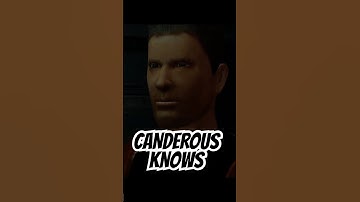 The Moment Canderous Tells Revan HE KNOWS who he is