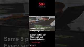 We Audited 50 Websites. Same 5 Problems Every Time. #shorts