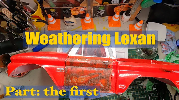 Weathering Painted RC Lexan Body to Rusty look. PART 1