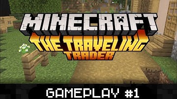 TRADING WITH VILLAGERS!!! // Minecraft: The Traveling Trader #1