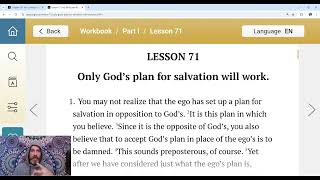 Lesson 71 and Text from A Course in Miracles - ACIM