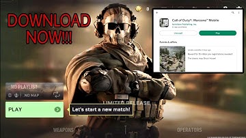 DOWNLOAD AND PLAY WARZONE MOBILE!!!! RIGHT NOW!!!