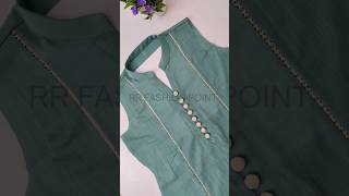 Button placket / kurti design Resimi