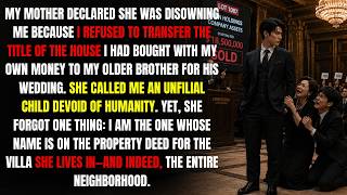 My Family Disowned Me & Sold My House for My Brother’s Wedding—Then I Bought Their Neighborhood