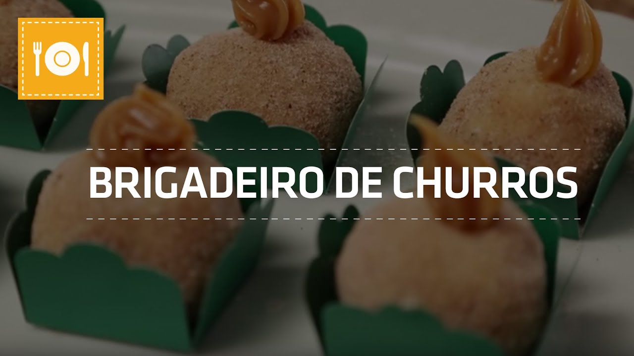 BRIGADEIRO DE CHURROS RECEITA SHOPTIME
