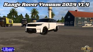 Euro Truck simulator 2 #432(UBER Range Rover Venuum 2024 V1.4 PASSAGEIROS ERRARAM O INDEREÇO....