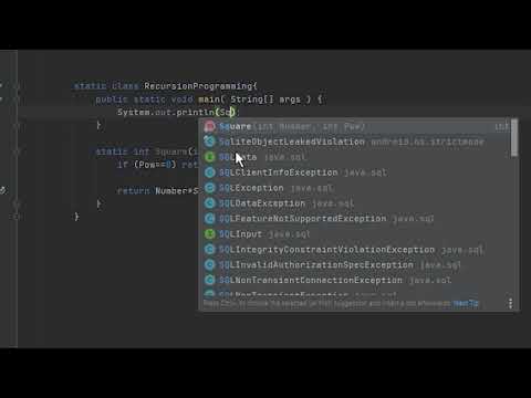 How to Find Square Of A Number In Java without using Prebuild Method || Use Recursion BY CODECTRON.