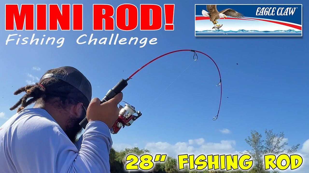 Mini Fishing Rod! 28" Dock Rod from Eagle Claw YouTube