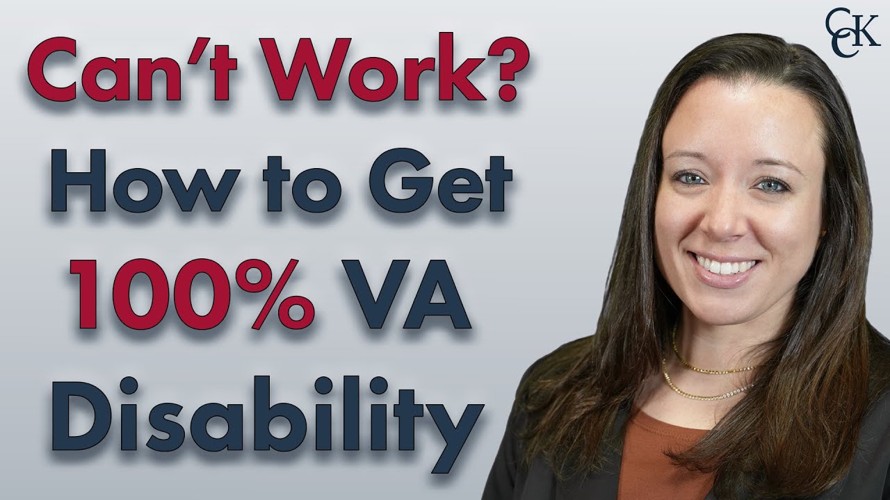 100 VA Disability For Veterans Not Able To Work TDIU VA Benefits
