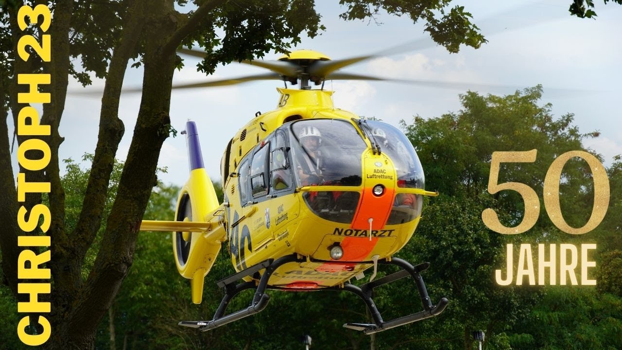 50 Jahre Christoph 23 - der zivile ADAC-Bundeswehr Rettungshubschrauber