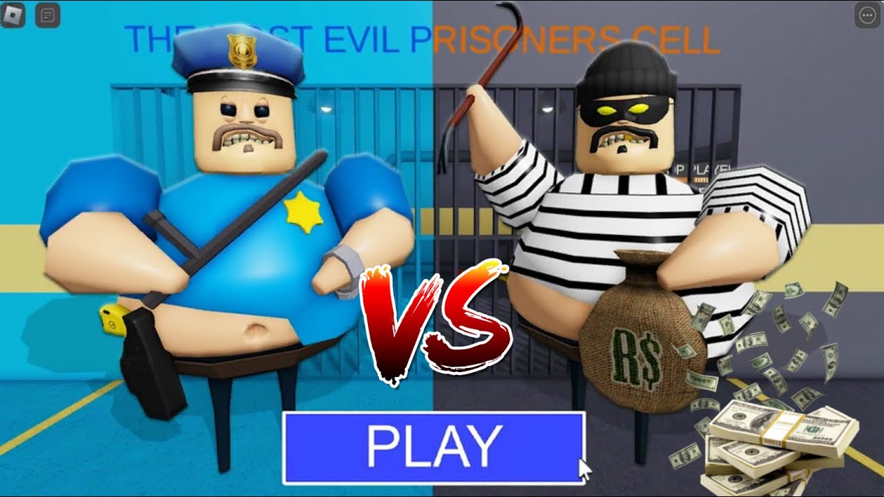 THIEF VS POLICE BARRY'S PRISON RUN (OBBY) WALKTHROUGH FULL GAME #roblox ...