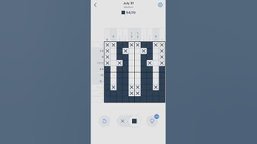 Nonogram.com Speedrun | 31st July 2022 | Completing Daily Challenge in 20 Seconds