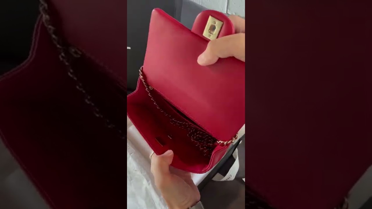 CHANEL MINI FLAP TOP HANDLE UNBOXING VIDEO