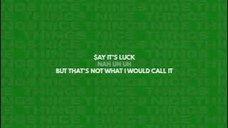 JORDY - NICE THINGS - Official Lyric Video