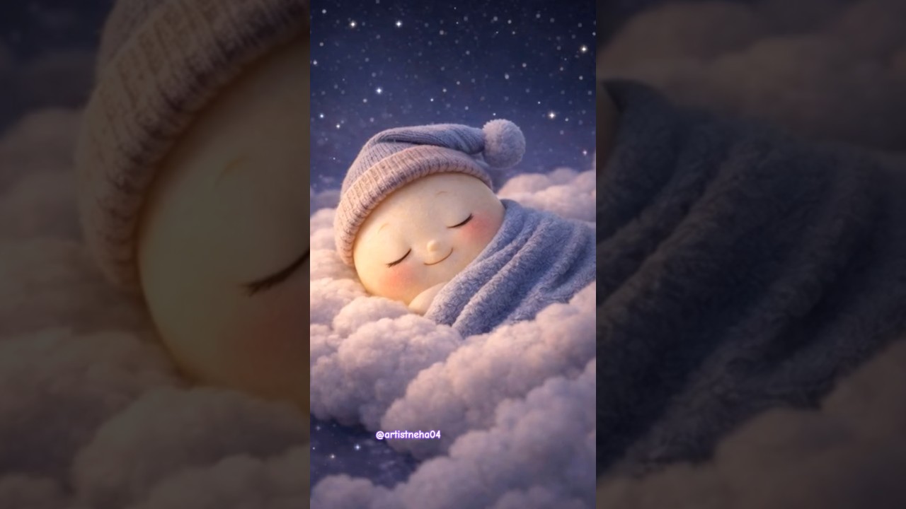 Baby Moon ASMR 🌙🍼 | Sleeping on Clouds | Soft Milk Drinking Sounds | 