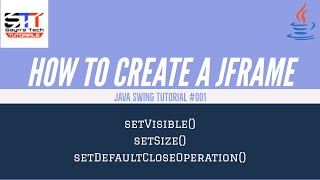 JFrame in Java | Java Swing Tutorial 001