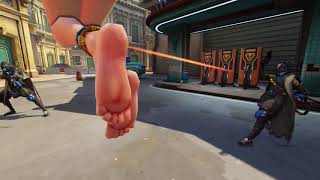 Having Fun With The Cinematic Camera And D.va Feet - Overwatch