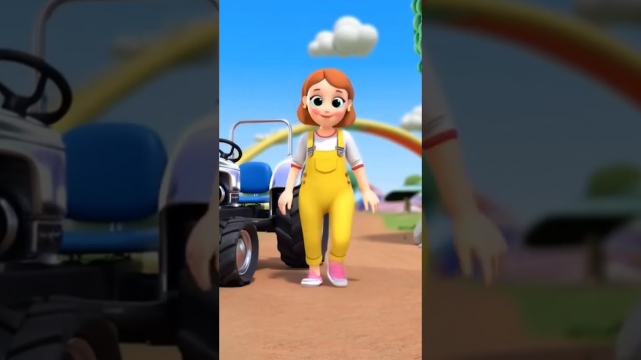 heavy tractor working in the field 