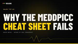 Why MEDDPICC Cheat Sheets Fail (And What to Ask Instead)