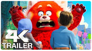 TURNING RED : 4 Minute Trailers (4K ULTRA HD) NEW 2022