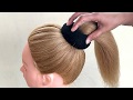 Bun Hairstyles For Medium Hair | Easy Bun Hairstyles with Trick for Wedding & party | prom Hairstyle