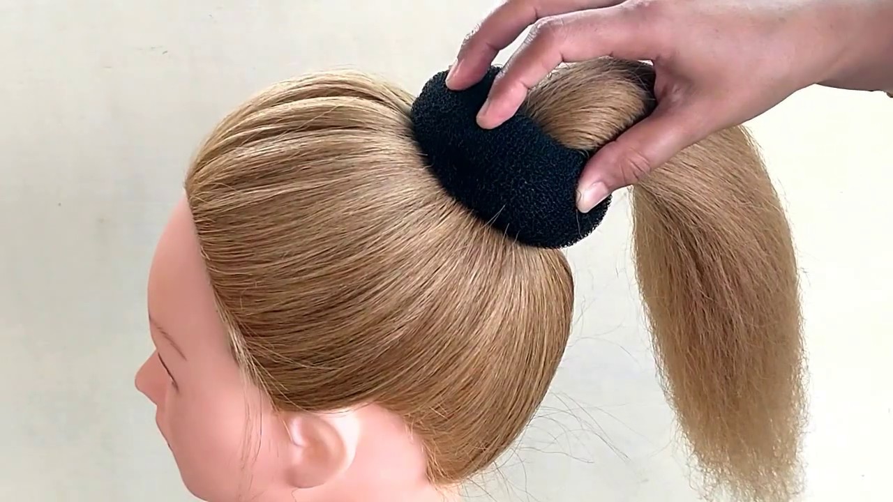 Bun Hairstyles For Medium Hair | Easy Bun Hairstyles with Trick for Wedding  & party | prom Hairstyle - thptnganamst.edu.vn