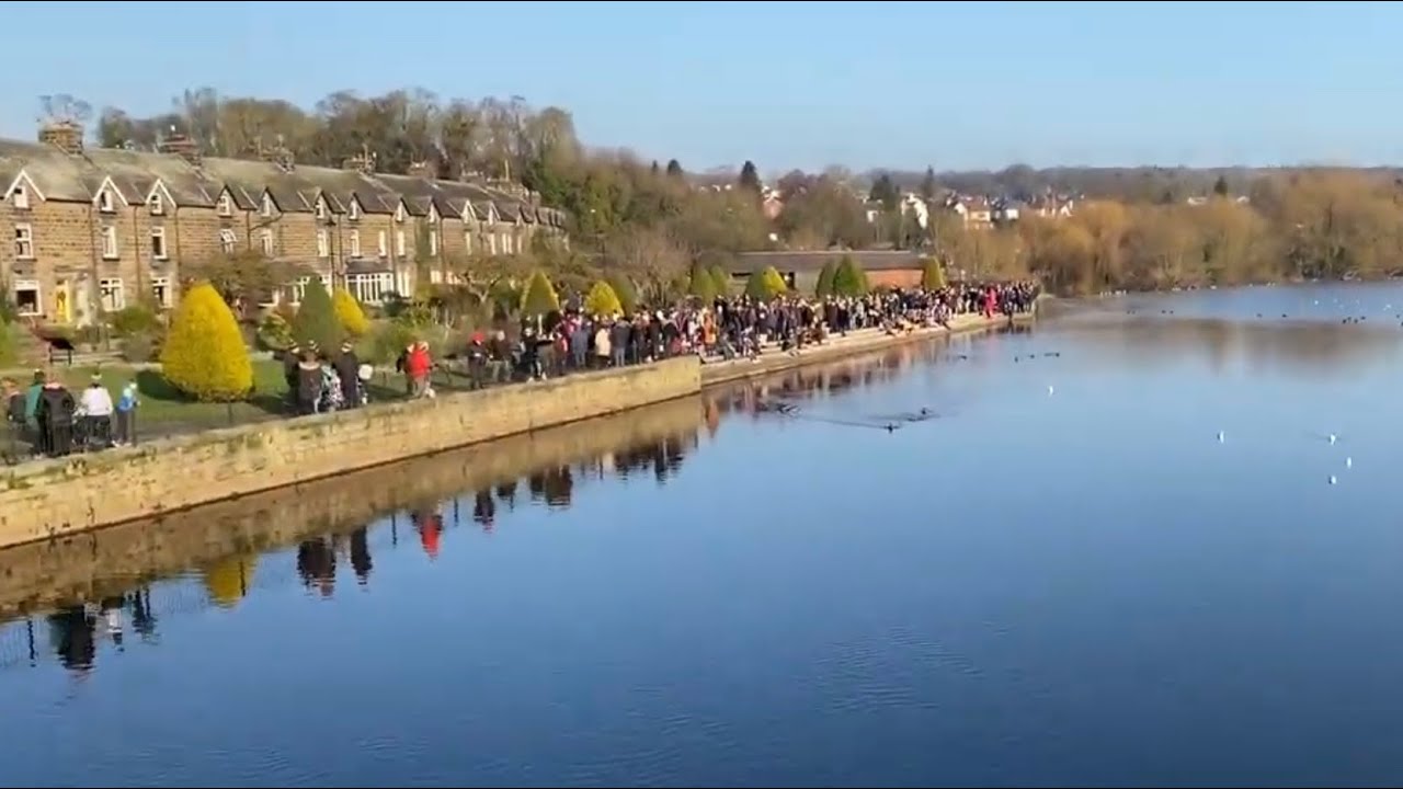 01/Jan/2020. New Years Day Swim in River Wharfe, Otley and walk: Ilkley ...