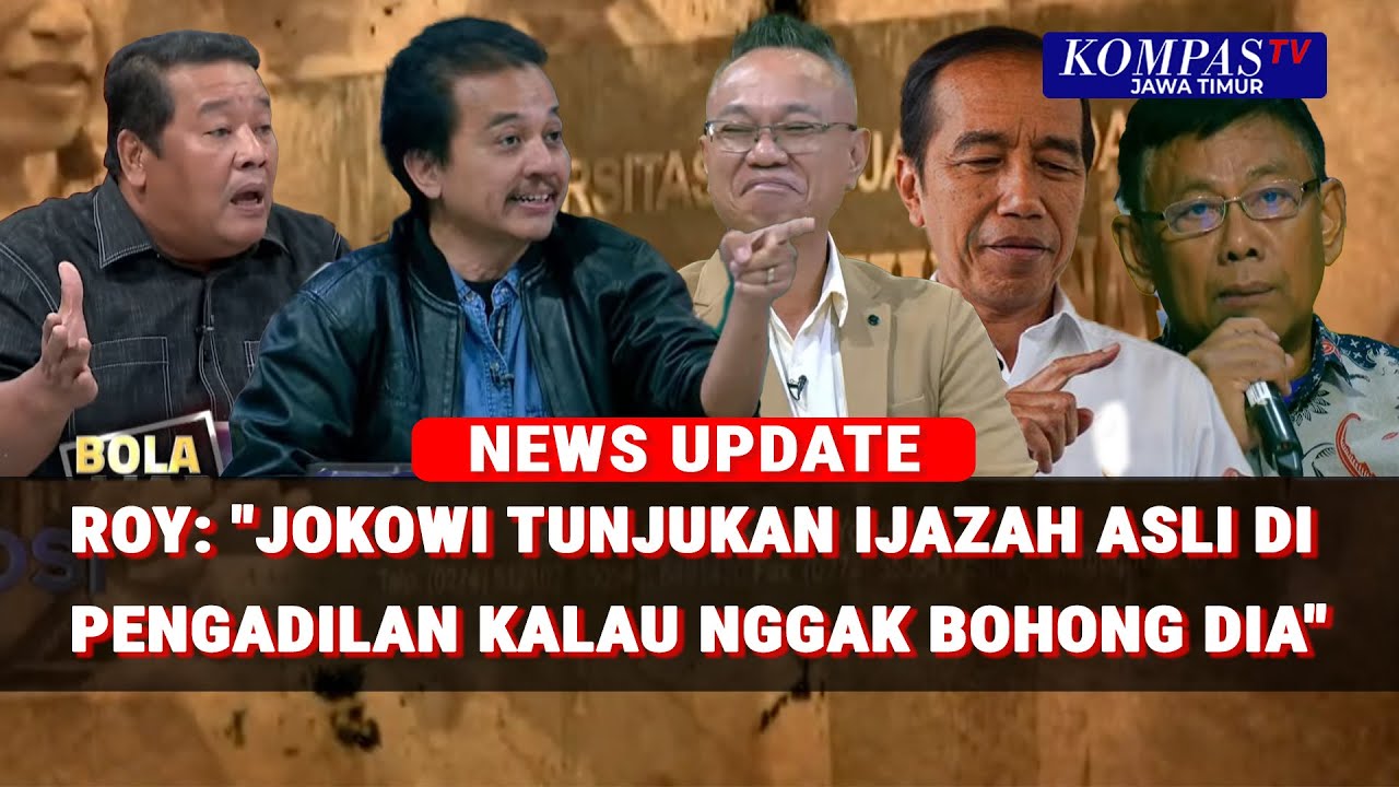 Panas! Debat Roy Suryo Vs PSI Dan Peradi Soal Operasi Politik Isu Ijazah Jokowi