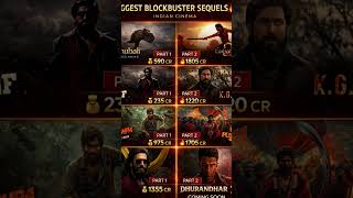 Biggest Blockbuster Sequels in Indian Cinema#IndianMovies #Blockbuster #Dhurandhar2 #CinemaLovers